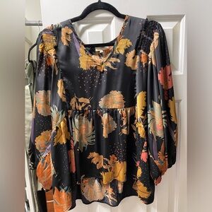 Entro silky floral shirt